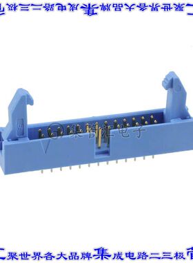 1761686-9 针座连接器26POS接头2排2.54mm公形插针通孔直针镀金