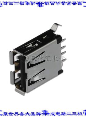 KUSBVX-AS1N-B 连接器USB-A插座4POS USB 2.0通孔