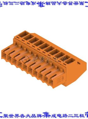 1638630000 端子块连接器10POS插头母插口3.5mm橙色自由悬挂