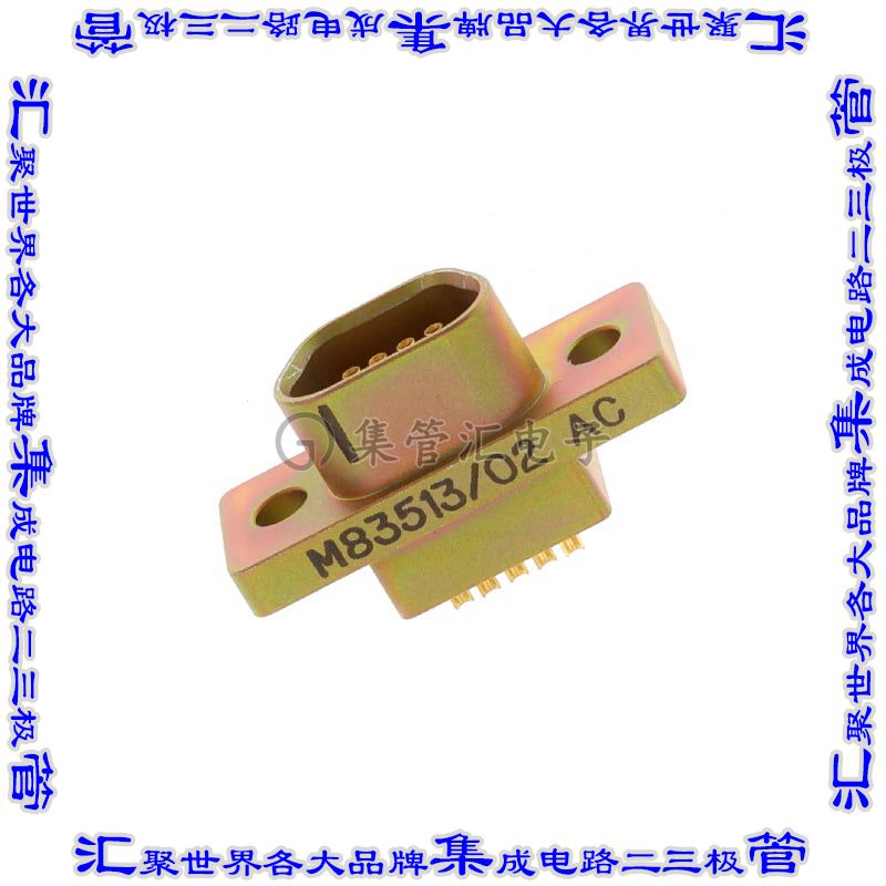 M83513/02-AC 连接器9POS插座母插口2排D-TYPE型面板安装