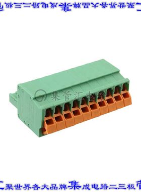 1718041 端子块连接器10POS插头母插口5mm绿色自由悬挂