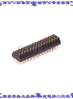 MDF7-30D-2.54DSA(56) 针座连接器30POS插座2排2.54mm母形插口通