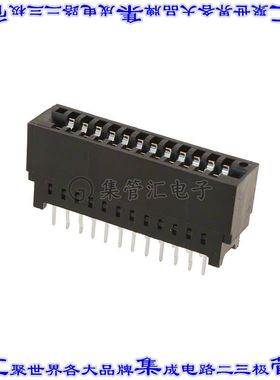 5145089-1 卡边缘连接器24POS母头2排2.54mm棕色镀金