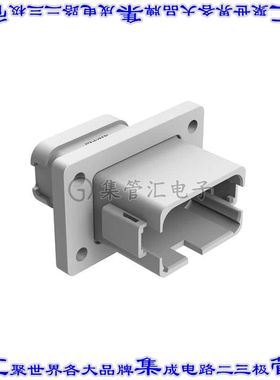 AT04-12PA-BL05 矩形连接器外壳12POS插座2排公形引脚灰色面板安