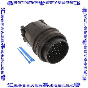 MS3106F28 圆形连接器20POS插头公引脚焊杯银自由悬挂 16P