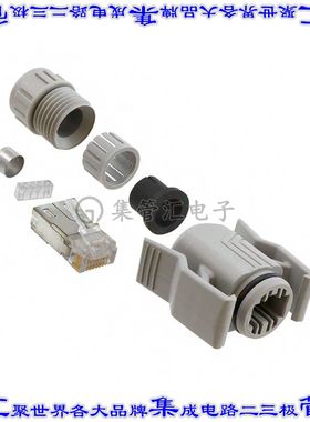 1689475 接插件连接器CONN MOD PLUG HSG RJ45 GRAY