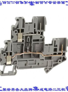 3060351 接线板专用连接器4POS插头连接2排5.2mm灰色