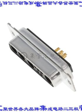 DB9W4SA00LF 连接器9(5+4电源)插座母插口2排D-Sub组合式自由悬挂