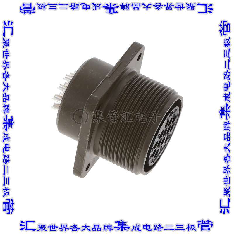 MS3102A20-11S 圆形连接器13POS插座母插口焊杯银面板安装