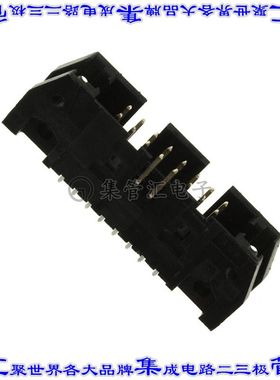 102153-3 针座连接器16POS接头2排2.54mm公形插针通孔直针镀金