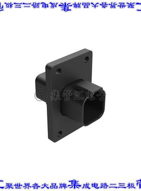 AT04-6P-CL06 矩形连接器外壳6POS插座3排公形引脚黑色面板安装