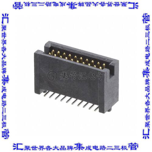 TFM-110-22-L-D-A 针座连接器20POS接头2排1.27mm公形插针表贴SMD