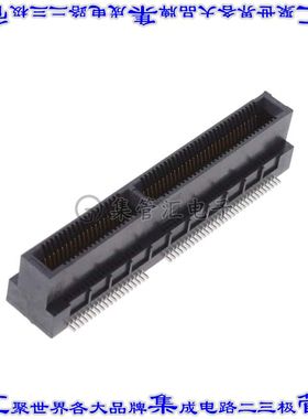 MEC6-150-02-L-DV-A-K-TR 卡边缘连接器100POS母头2排0.64mm黑色