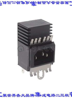 GRF4.0023.013.C 电源接入连接器3POS插座公型片状插脚IEC320-C14