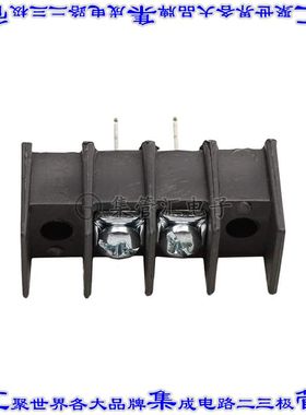 T38021-02-0 端子块连接器2电路隔板接线座9.53mm螺钉带紧固板