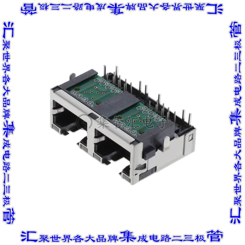 RJE7228814A1接插件连接器8P8C, RA, RECESSED PROFILE, TWO