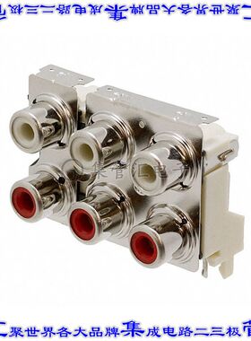 PJRAS3X2S01X 接插件连接器CONN RCA JACK MONO 3.2MM R/A