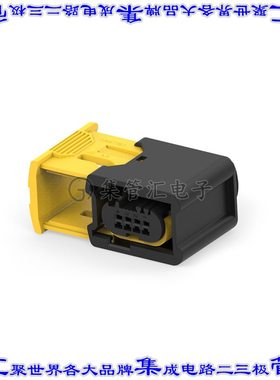 1-2366768-1 矩形连接器外壳4POS插座2.5mm母形插口黑色自由悬挂