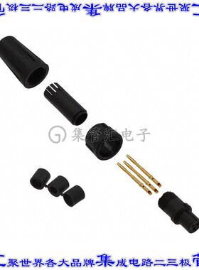EN2C3F20DC 圆形连接器3POS插头母插口压接或焊杯镀金自由悬挂