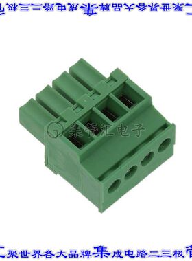 395037004 0395037004端子块连接器4POS插头母插口3.5mm绿色自由