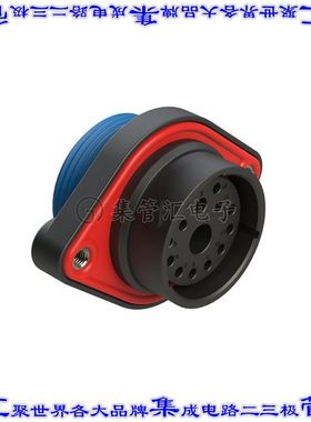 AHDP02-24-14SR-WTA 圆形连接器14POS插座外壳用于母插口黑色面板