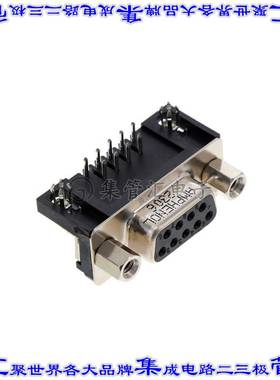 L17HTNES4F1C 连接器9POS插座母插口2排D-Sub通孔直角