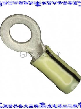 34974 环形连接器端子圆形1/4接线柱14-16AWG压接