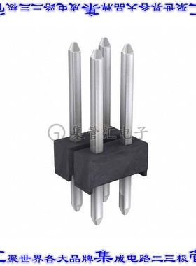 M20-9760246 针座连接器4POS可切割2排2.54mm公形插针通孔直针锡