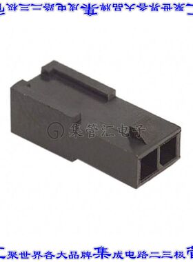 436400201 0436400201矩形连接器外壳2POS插头3mm公形引脚黑色自