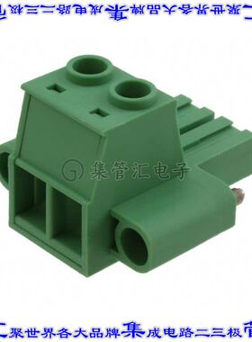 1913578 端子块连接器2POS插头母插口10.16mm绿色自由悬挂