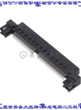 HSEC8-150-01-L-D-EM2 卡边缘连接器100POS母头2排0.8mm黑色镀金