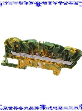 1SNK706152R0000 端子块连接器4POS接地地面6.0mm绿色黄色10-26AW