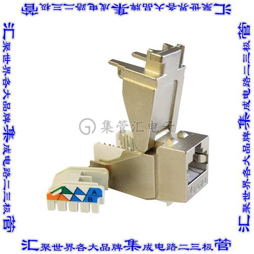 SS-82120-001 接插件连接器MOD JACK KEYSTONE CAT6A SHLD