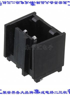 2-647127-3 针座连接器3POS接头3.96mm公形插针通孔直针锡