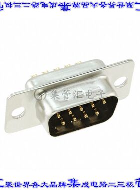 HDEB-9PF(05) 连接器9POS插头公引脚2排D-Sub面板安装