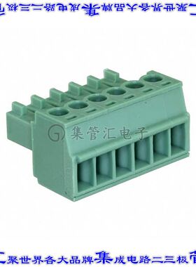 5441249 端子块连接器6POS插头母插口3.5mm绿色自由悬挂