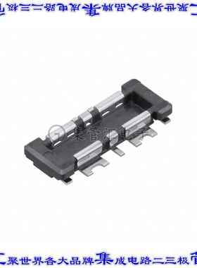 AXF463500A 板对板连接器6POS接头外罩触点2排表贴SMD镀金