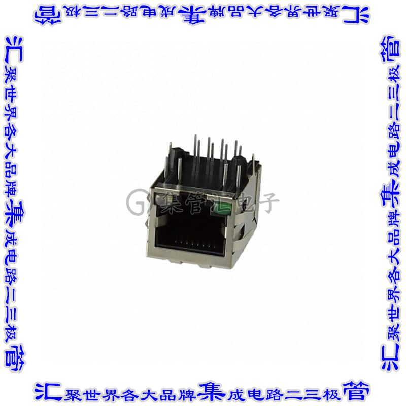 MTJ-88TX1-FSD-PG-LV 接插件连接器RJ45 MODULAR JACK, SHIELDED,