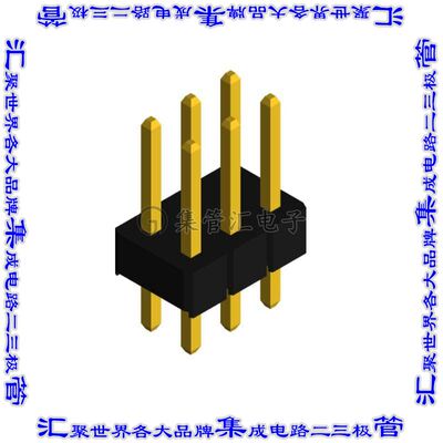 PHED-DS006G1ABOGA-A006 针座连接器6POS接头2排2.54mm公形插针通