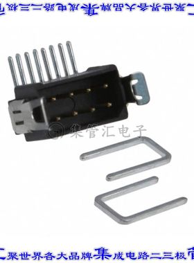 M80-8660822 针座连接器8POS接头2排2mm公形插针通孔直角镀金