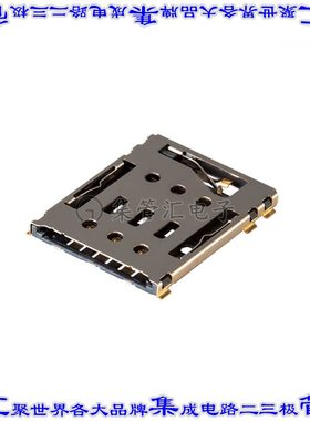 NSIM-8-B 接插件连接器NANO SIM CARD CONNECTORS, 7 POSI