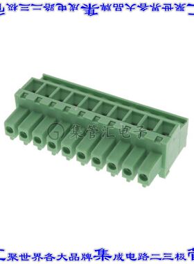 395137010 0395137010端子块连接器10POS插头母插口3.81mm绿色自