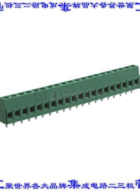 2-282841-3 线对板连接器20POS接线端子5.08mm通孔水平带板