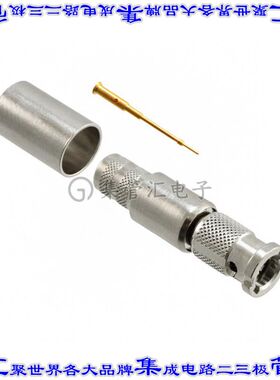 034-1017-300 同轴连接器BNCHD插头公引脚压接75欧姆自由悬挂