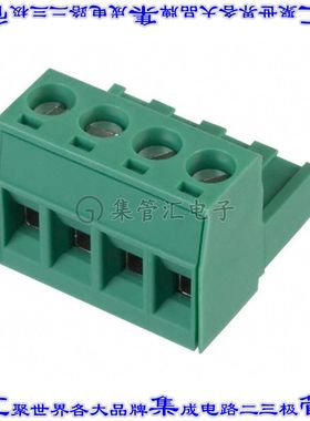 1754481 端子块连接器4POS插头母插口5mm绿色自由悬挂