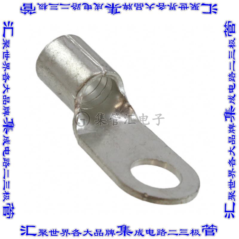 P6-14R-T 环形连接器端子圆形1/4接线柱6AWG压接