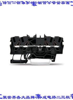 2001-1405 端子块连接器4POS馈通式4.2mm黑色14-22AWG