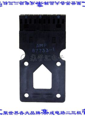 87733-1 矩形连接器外壳20POS插座2排2.54mm黑色自由悬挂