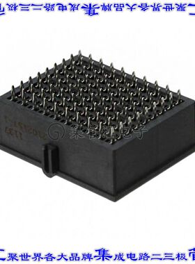 2102157-1 背板连接器90POS插座母插口9排通孔黑色