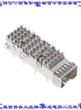2291634-1 插拔式连接器机架SFP+通孔直角压配
